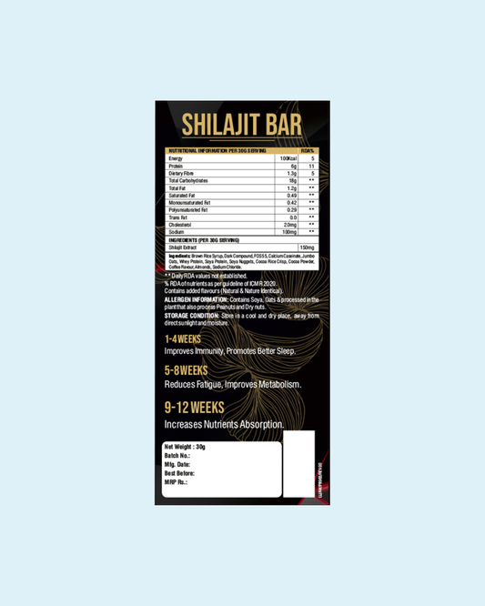 Shilajit Bar (Pack of 6)