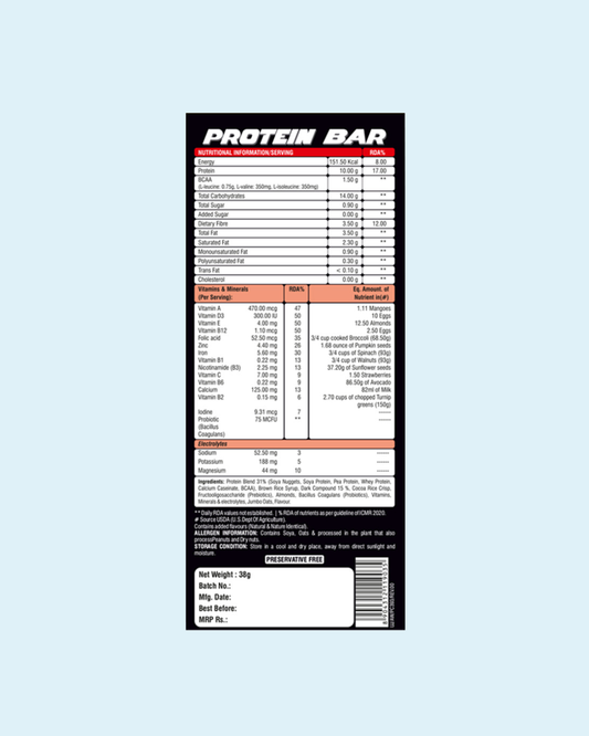 Protein Bar - Caramel (Pack of 6)