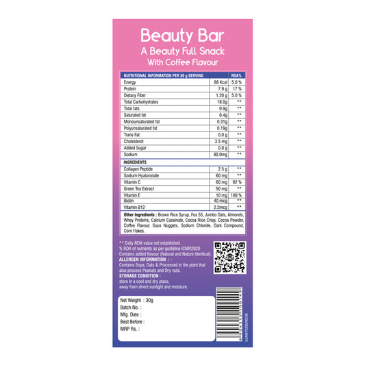 Beauty Bar Coffee (Pack of 6)