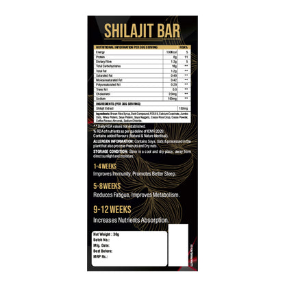 Shilajit Bar (Pack of 6)